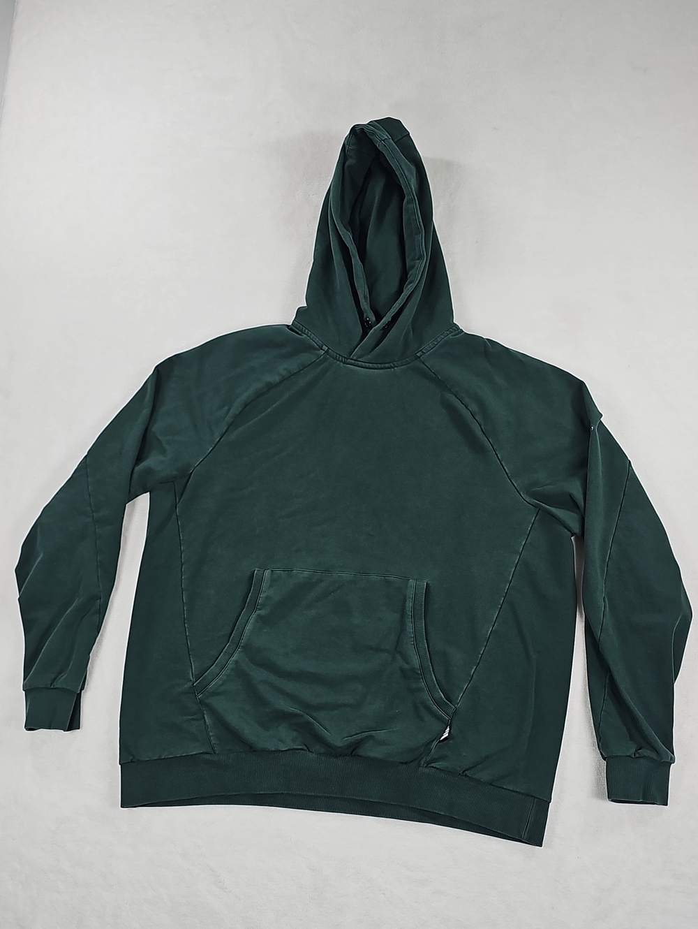 Greatness is a Process Green Men's Hoodie w/ Kangaroo Pocket Missing Drawstring - Picture 1 of 8
